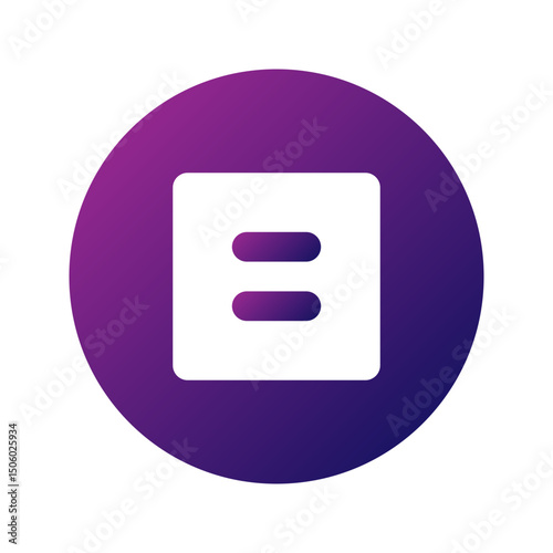 List symbolizing playlist icon perfect for media library organization.