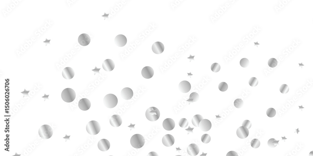Isolated Silver Glitter Confetti Rain Vector with Sparkling Light Effects on Transparent Background for Elegant Occasions. Frame with Transparent Background for Invitations and Celebrations Isolated Silver Glitter Confetti Rain Vector with Sparkling Light Effects on Transparent Background for Elegant Occasions. Frame with Transparent Background for Invitations and Celebrations