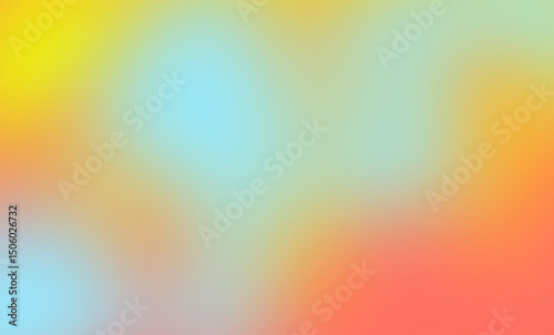 abstract background gradient orange blue blur soft pastel colors for your graphic design, banner or poster