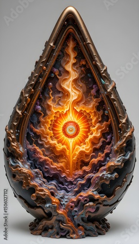 Ignis Lacrima: Ceramic Crucible of a Nebula's Birth