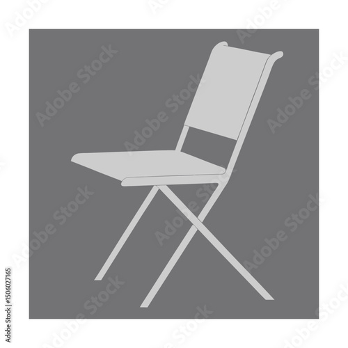 Lightweight Brushed Aluminum Folding Chair