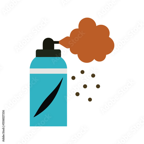 snow spray vector art illustration