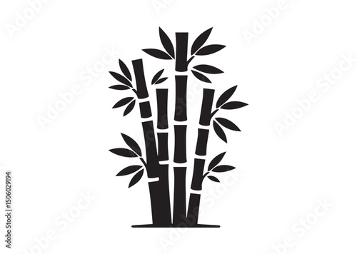 Bamboo Silhouette Vector