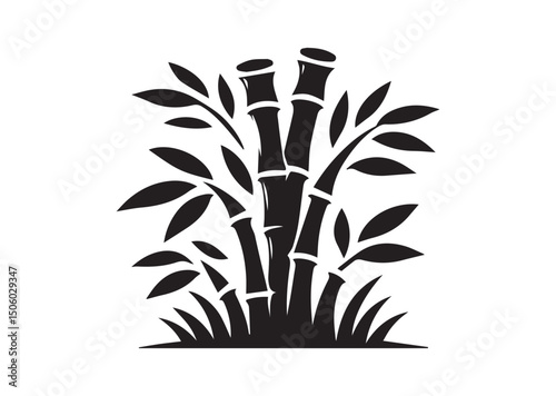 Bamboo Silhouette Vector