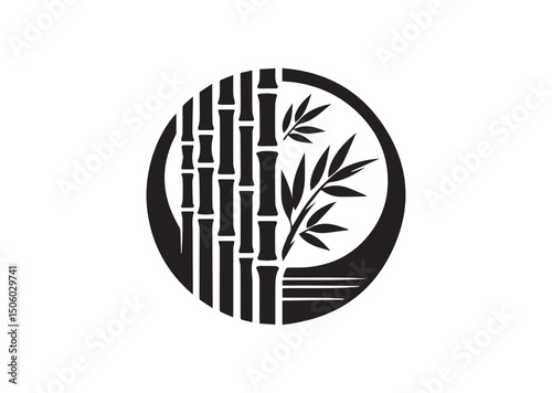 Bamboo Silhouette Vector