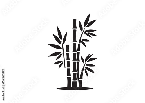 Bamboo Silhouette Vector