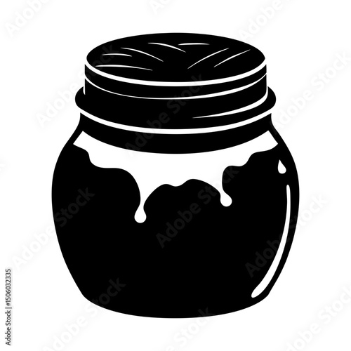 Nutella silhouette vector