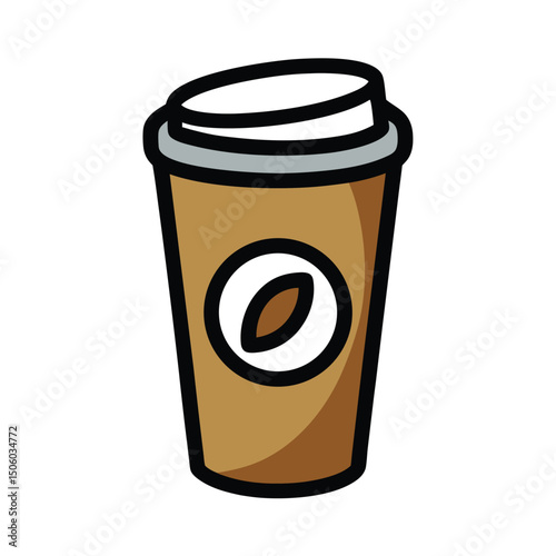 coffee cup isolated on white background