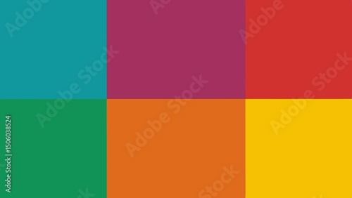 Free Download Modern abstract geometric composition featuring squares of different vibrant colors - GFXLoad