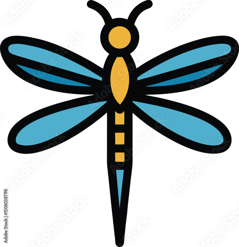 dragonfly vector illustration