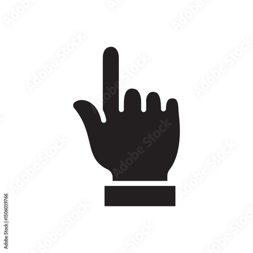 Gestures Of Human Hands, Pointing Towards The Top Icon In Trendy Design Vector Eps 10