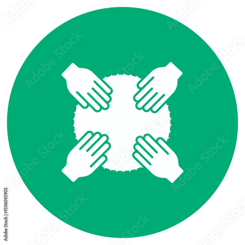 Collaborative Work icon, Stronger Together Unlocking the Power of Collaborative Work, Team Synergy Driving Success Through Collaboration, vector