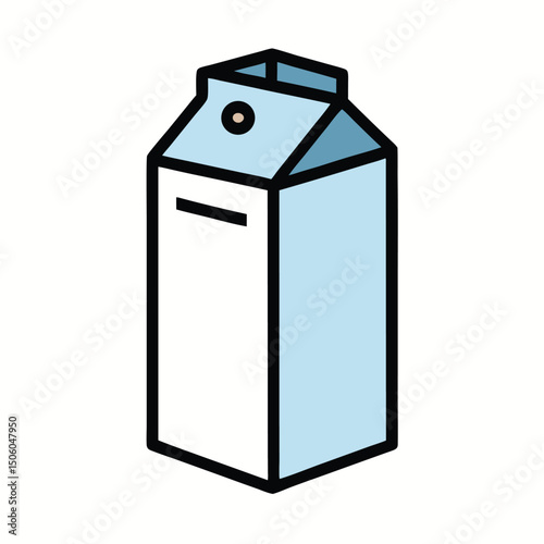 milk carton illustration