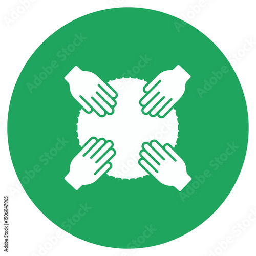 Collaborative Work icon, Stronger Together Unlocking the Power of Collaborative Work, Team Synergy Driving Success Through Collaboration photo