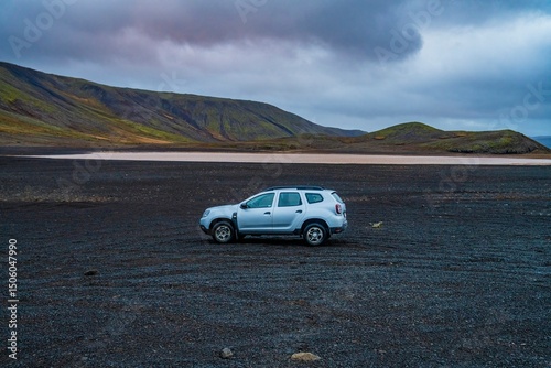 Lava Fields and Rugged Icelandic Scenery