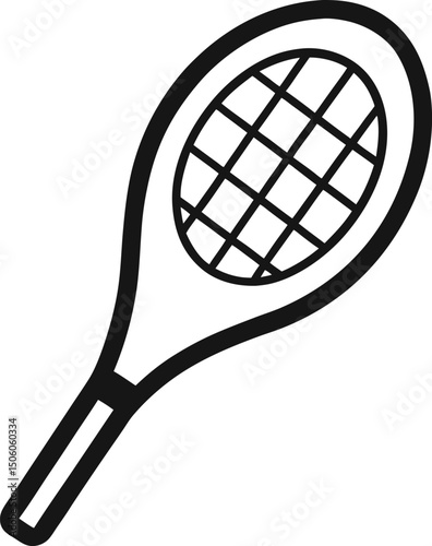 tennis racket vector