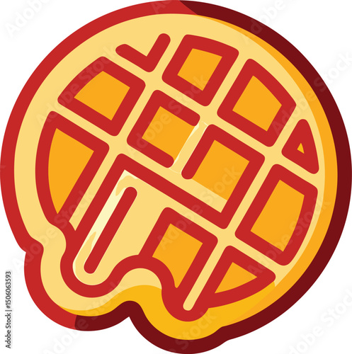 Belgian waffle icon