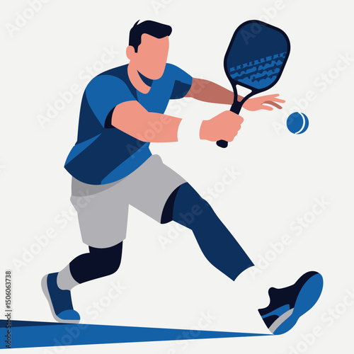 tennis player vector