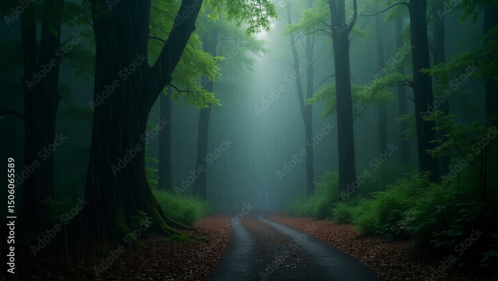 Fototapeta premium light in the forest