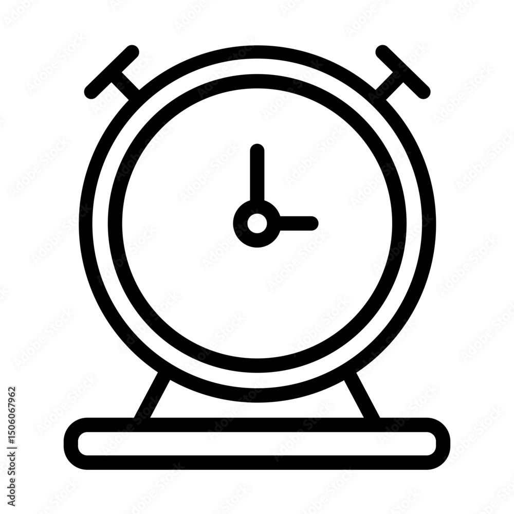 Tableau sur toile AlarmClock line icon