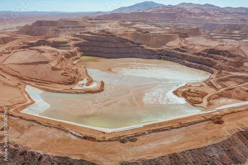 Active Tailings Dams in the Atacama Desert – Modern Mining Waste Management in Chile