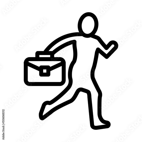 WorkCommute line icon