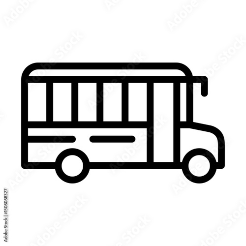 SchoolBus line icon