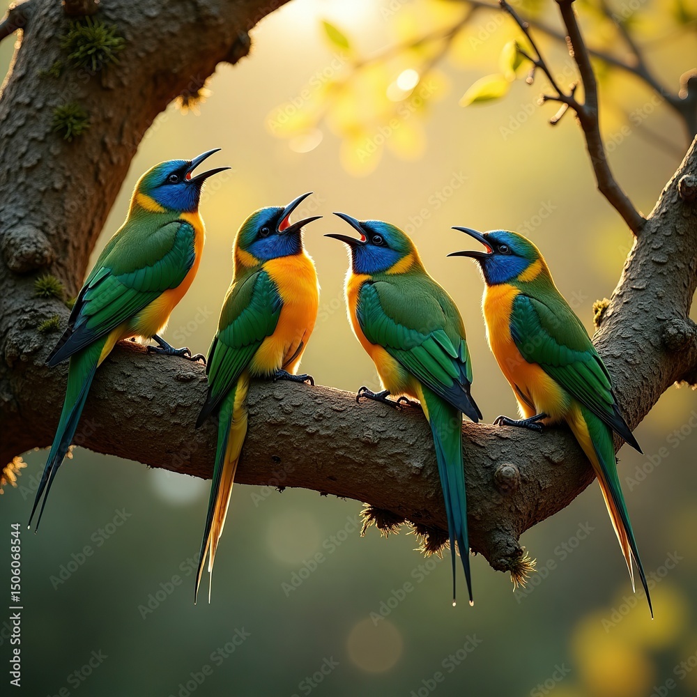 Naklejka premium bee eater bird
