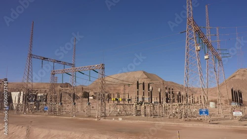 Electrical Substation in the Atacama Desert – Power Infrastructure for Chilean Mining Operations