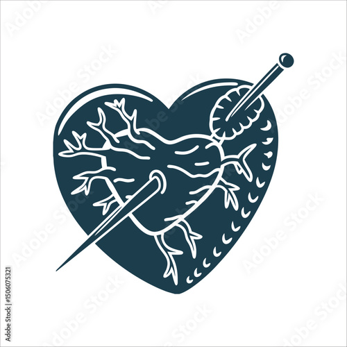 Heart Pierced with Pin: Sympathetic Magic Concept