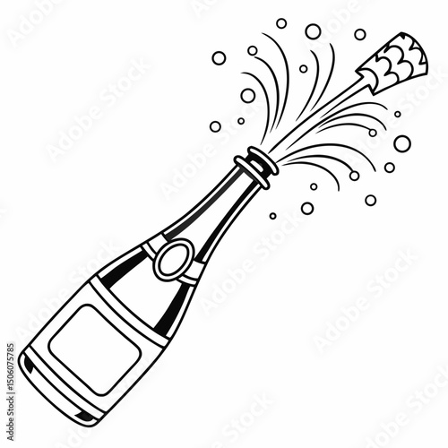 bottle of champagne