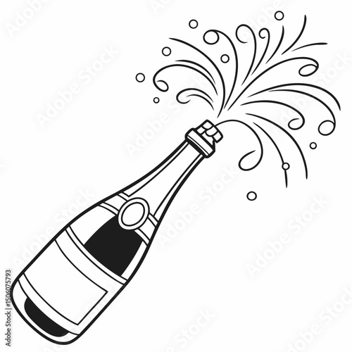 bottle of champagne