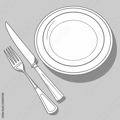 fork and knife