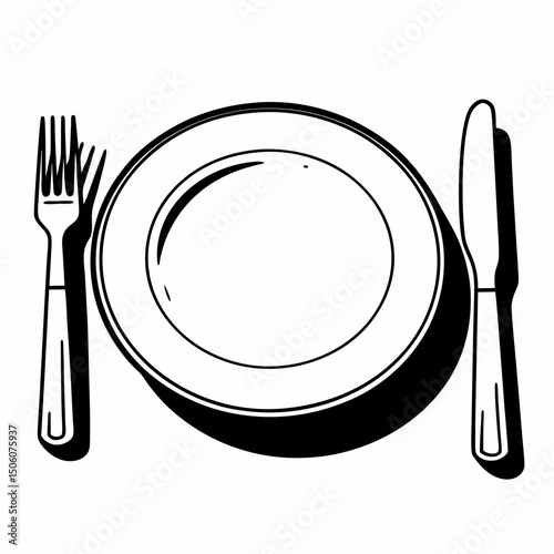 fork and knife