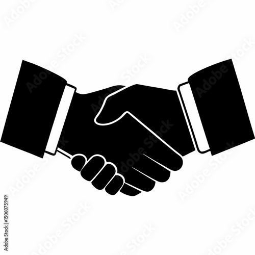 handshake vector illustration