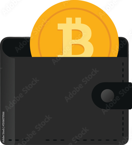 Saving cryptocurrency coins into secure digital wallet