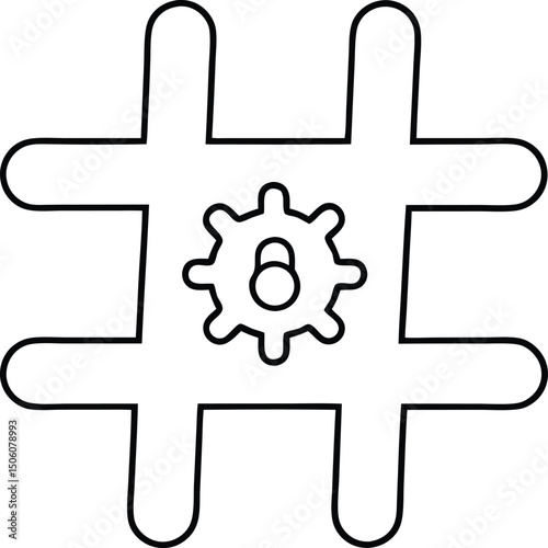 Bitcoin and Cryptocurrency hashing encryption concepts icon investment - editable stroke