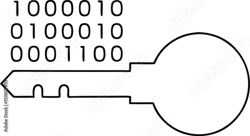 Bitcoin and Cryptocurrency hashing encryption concepts icon investment - editable stroke