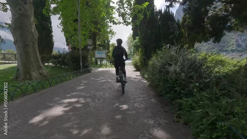 Wallpaper Mural E Bike Riva del Garda lago di Garda e sentiere del Ponale Torontodigital.ca