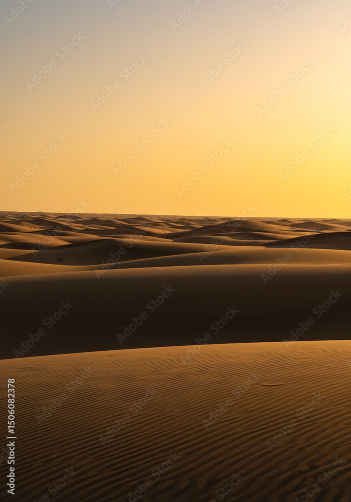 Naklejka premium sunset on the beach