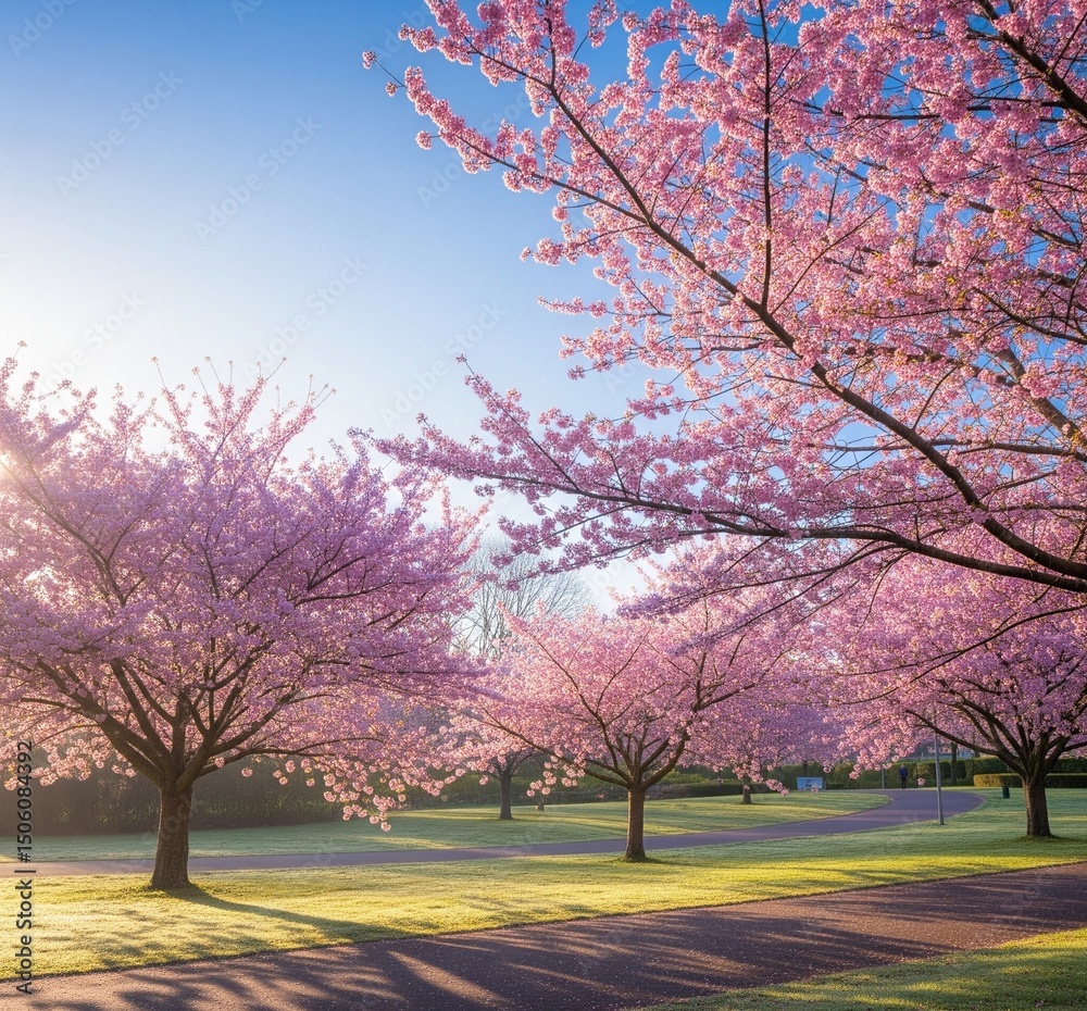 Obraz premium cherry tree in spring