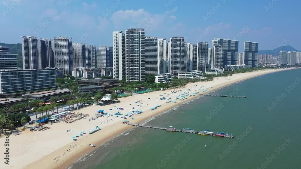 Exploring sunny beach at le meridien huizhou hotel in china
