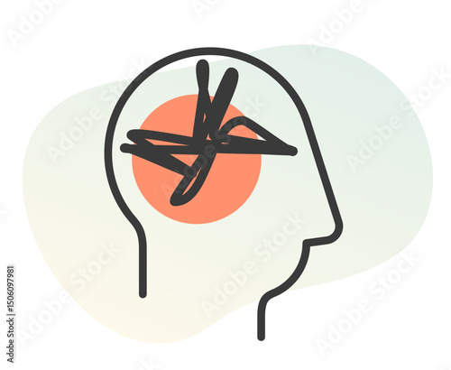 Human Psychology - Confusion - Abstract Illustration