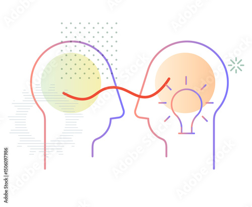 Synergy of Technical and Creative Mindset - Abstract Illustration