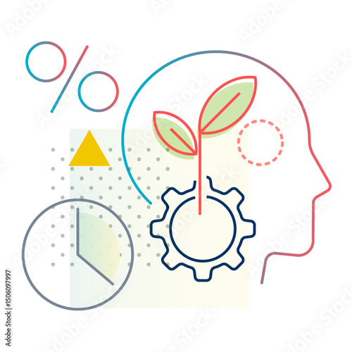 Business Mindset - Entrepreneurship - Illustration