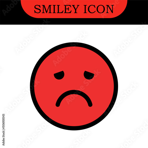 Feedback emoji icons vector. good and bad emoticon signs - Happy and Sad reaction. 6 Color faces, Smiley rating icon set , happy, neutral, sad, emojis. Vector illustration