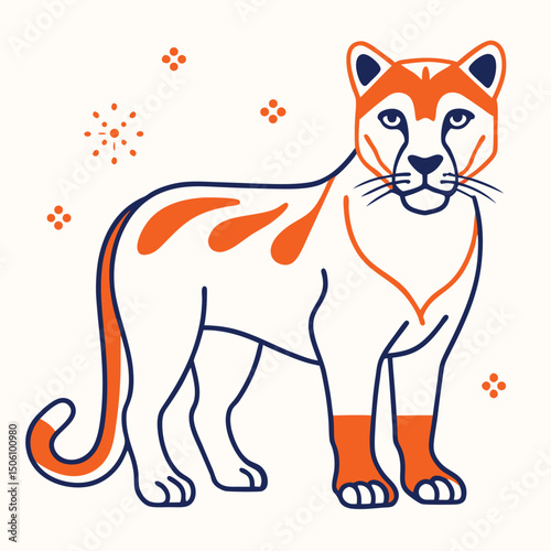 bear with christmas ball tiger 