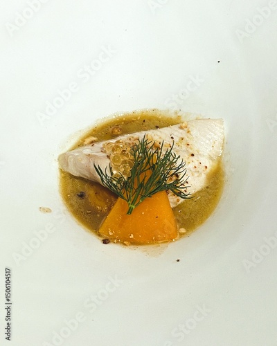 withe fish on a plate