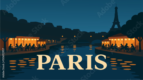 Paris Café Ambience with Outdoor Seating