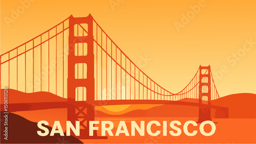San Francisco’s Golden Gate Bridge with Morning Light